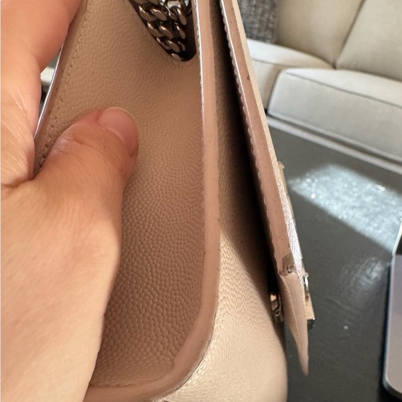 Grain De Poudre Small Monogram Kate Satchel Marble Pink - Picture 8 of 16